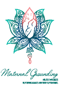 MaternalGrounding pregnancy labour baby massage holistic wellness Sticker