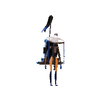 Zorans glitch trippy star wars nft Sticker