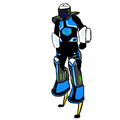 saturnalia_show party show robot 2020 Sticker