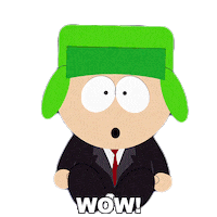 Kyle Broflovski Wow Sticker by South Park