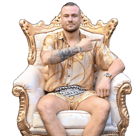 Hand Pointing Sticker by Dr. Sindsen