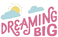 Pink Dreaming Sticker by seejessletter