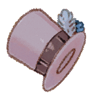 Hat Wobble Sticker