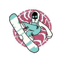 Avoriaz Morzine Sticker by MINT Snowboarding