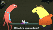 Tying Up The Exorcist GIF by Adult Swim