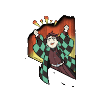 Demon Slayer Sticker by TheTatuTribe