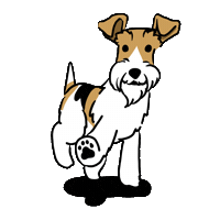 Dog Walking Sticker by うちクリ
