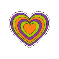 Heart Bouncing Sticker