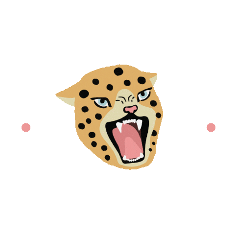 Leopard Sticker by Uszka
