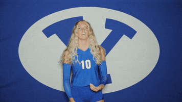 Volleyball Victory GIF by BYU Cougars