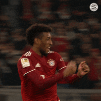 Happy Kingsley Coman GIF by FC Bayern Munich