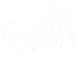 Morning 白 Sticker
