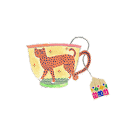 Tea Cup Art Sticker by Oilily