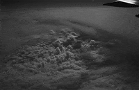 black and white clouds GIF by hateplow