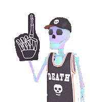 Grim Reaper Sticker Sticker by jjjjjohn