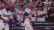 Yelling World Series GIF by MLB