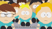 confused butters stotch GIF by South Park 