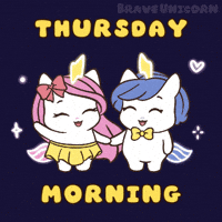 Thursday Eat GIF by Brave Unicorn