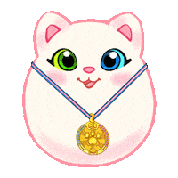 Cat Good Job Sticker by UpStudiosWorld