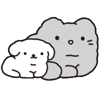 Cat Dog Sticker