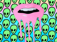 barbie_elektrix #vaporwave #glitch GIF