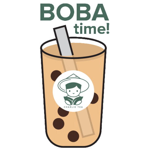 charlieteasg giphyupload boba bubbletea bbt Sticker
