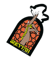 Sheytanworld gold smoke luxury silver Sticker