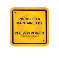 pleavinpower generators the generator specialists pleavinpower generator specialists Sticker