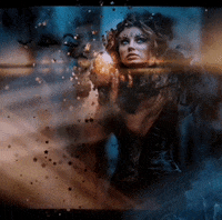 virtart_gallery girl halloween night sparkle GIF