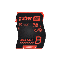 GutterCorp music mixtape gutter guttermixtape Sticker