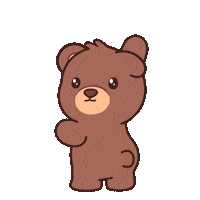 Teddy Bear Dancing Sticker by BEARISH