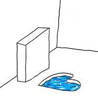 wavymcsplash heart animation cool illustration GIF