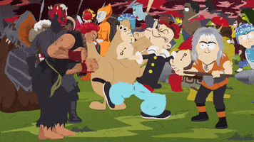 punch fighting GIF by South Park 