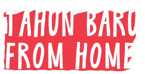 New Year Stay At Home Sticker