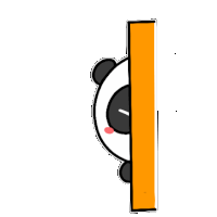 panda pangdabear Sticker