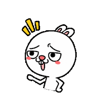 Rabbit Hello Sticker