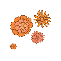 Vintage Flower Sticker by Nine Lives bazaar