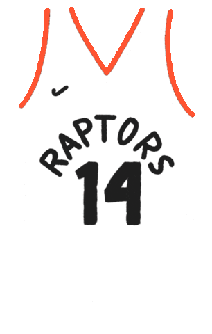 Toronto Raptors Basketball Sticker by jillianadriana