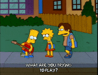 Playing Season 3 GIF by The Simpsons