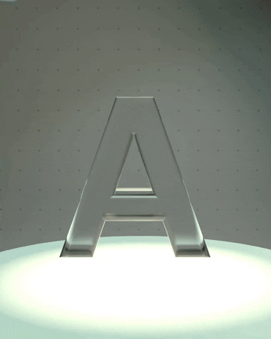 3D Typography GIF by Rizal Althur