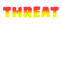 Text gif. Stylized lettering in varied fonts, some in white and aqua, some in fiery orange and yellow. Text, "Election overthrowers are an ongoing threat to our freedoms to vote, our voice, and our future elections."