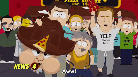 angry pizza GIF by South Park 