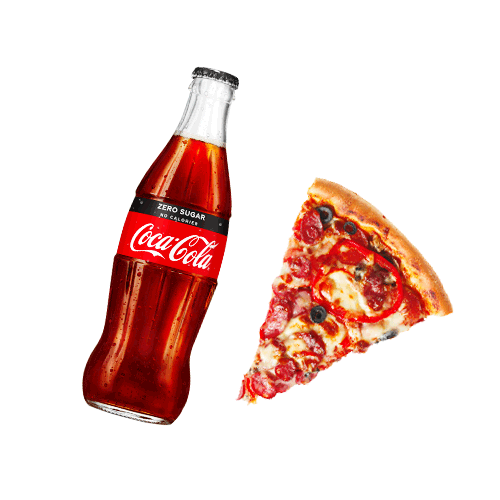pizza cokis Sticker by Coca-Cola Finland