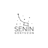 Seningokyuzuncom gökyüzü haritası seningökyüzün senin gökyüzün yıldız haritası Sticker