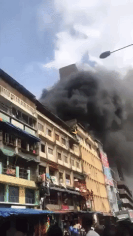 Fire Destroys Dozens of Shops at Market in Lagos