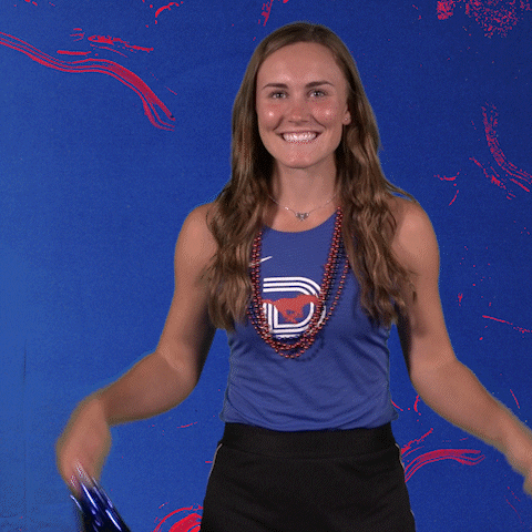 Womens Tennis GIF by SMU Mustangs