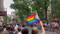 Crowds Gather for New York City Pride Celebrations
