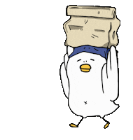 cookieduckie walking walk duck cookie Sticker
