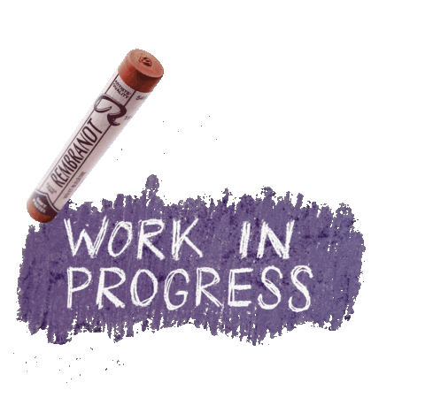 Working Sticker by Berends Sebastiaan