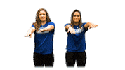 Swimming And Diving Dance Sticker by Delaware Blue Hens